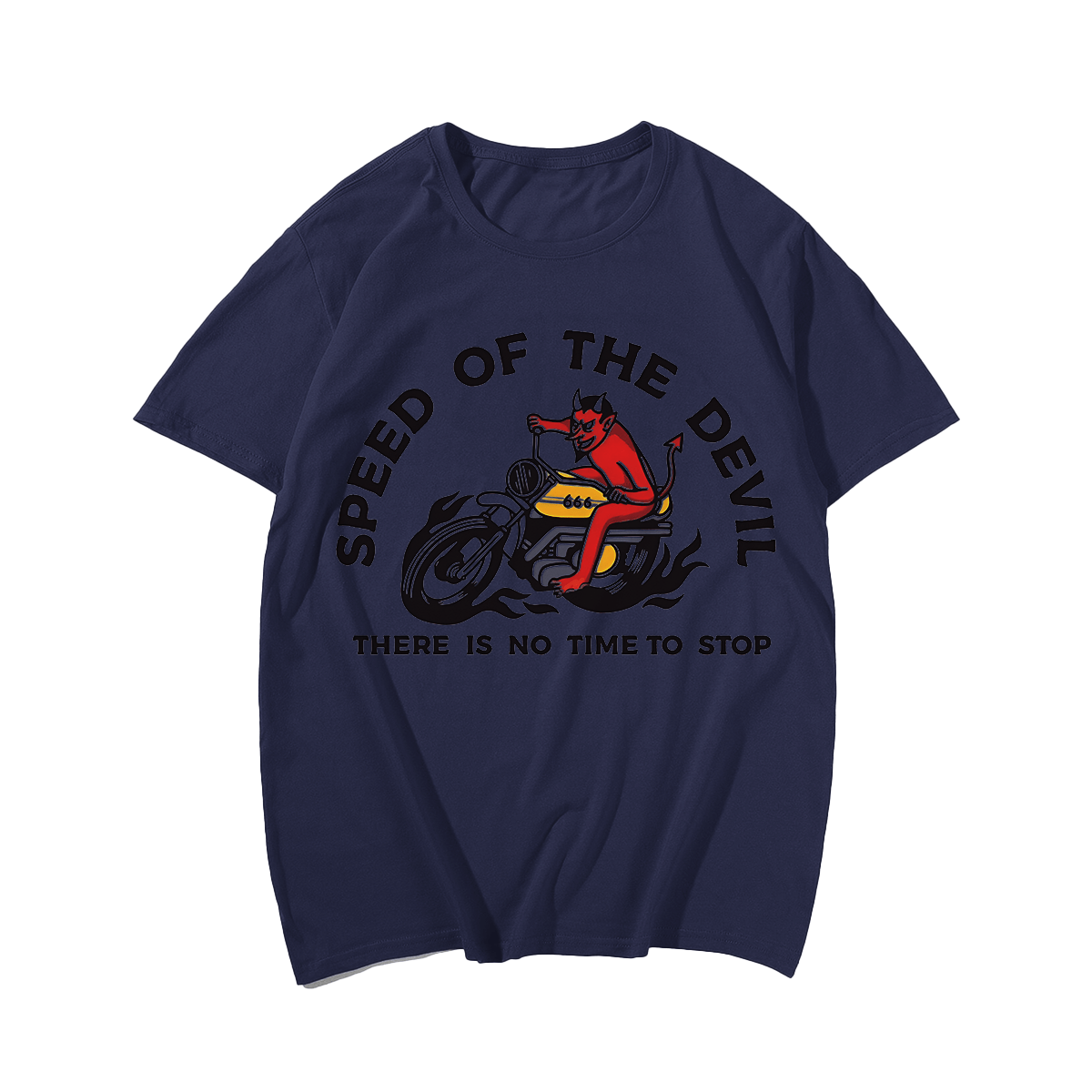 Speed Devil Men T-Shirt for Big & Tall Man