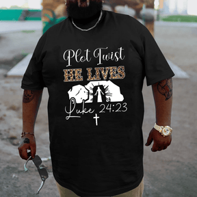 Plot Twist He Lives Plus Size T-shirt